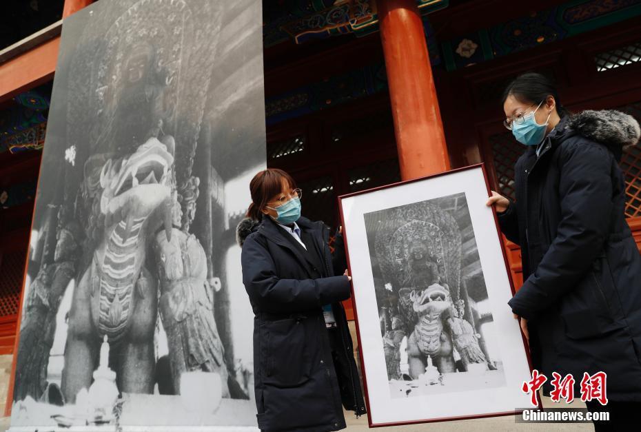 圆明园首次公布正觉寺文殊亭内文殊菩萨全身照片 (1/4)